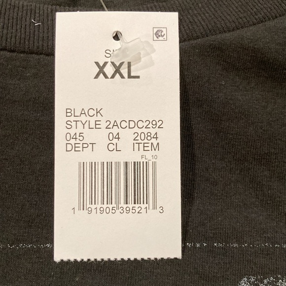 AC DC HIGHWAY TO HELL NWT. Black 2XL tee shirt - Picture 2 of 3